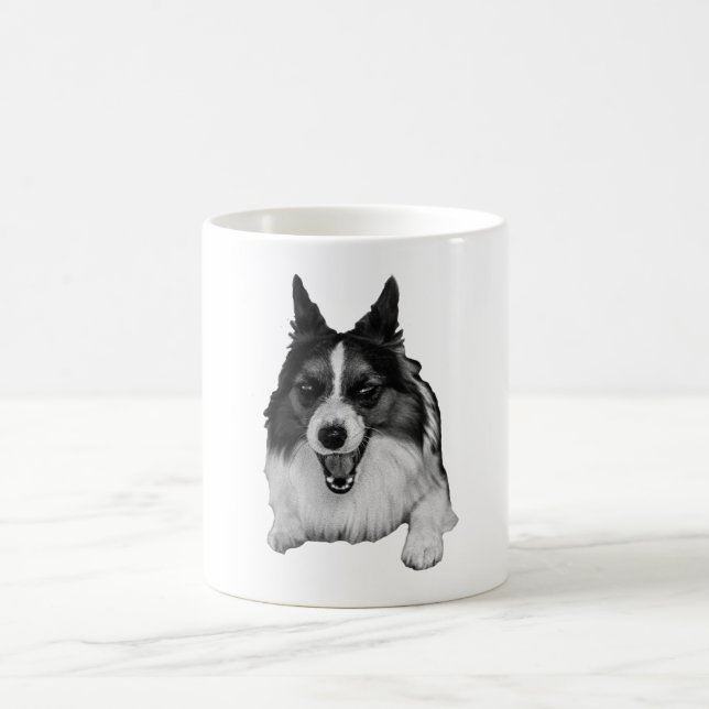 Caneca De Café Starlit Corgi Saudação (Centro)