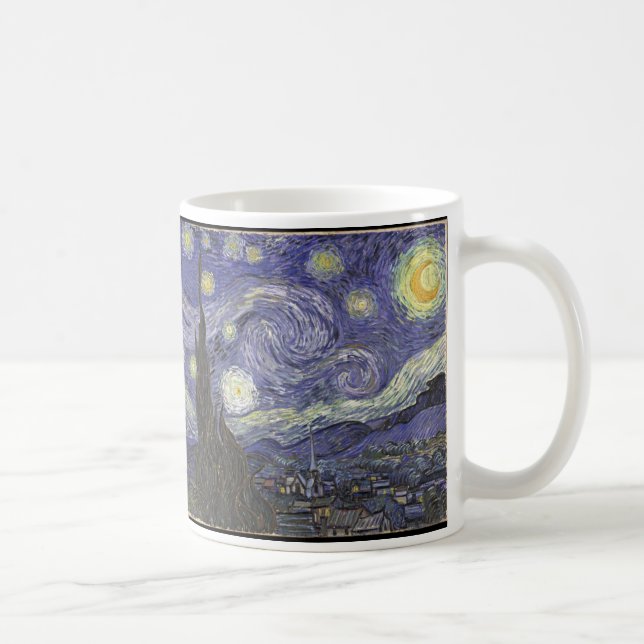 Caneca De Café Starry Night - Van Gogh (Direita)