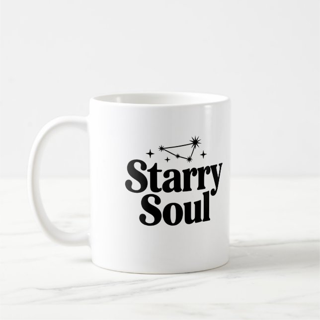 Caneca De Café Starry Soul Mug - Taça de Constelação Celestial (Esquerda)