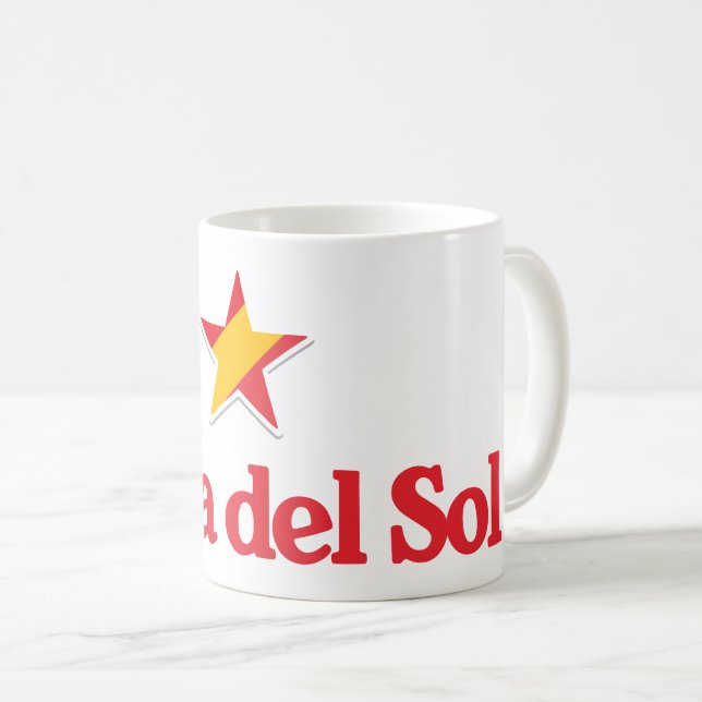 Caneca De Café Stars of Spain – Costa del Sol (Frente Esquerda)