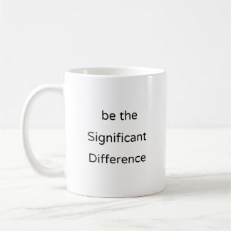 Caneca De Café Stats Mug, Diferença Significativa, Presente Cient
