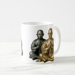 Caneca De Café Statues Moines Zen