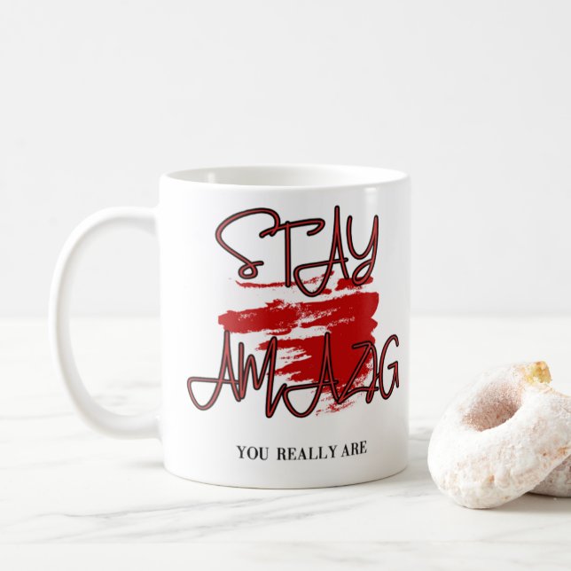 Caneca De Café Stay Amazing (Com Donut)