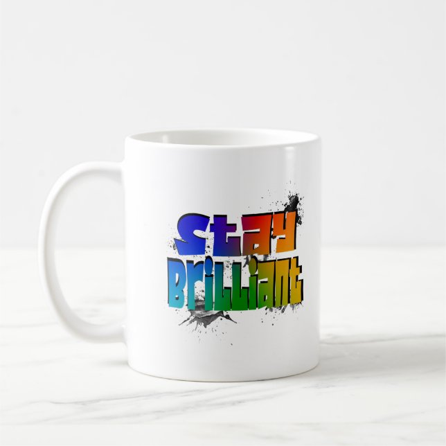Caneca De Café Stay Brilliant (Esquerda)