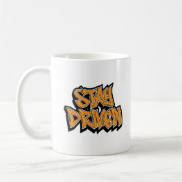 Caneca De Café Stay Driven Graffiti
