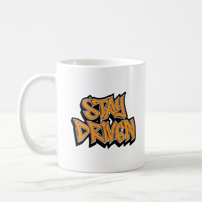 Caneca De Café Stay Driven Graffiti (Esquerda)