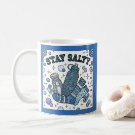 Caneca De Café Stay Salty Dysautonomia/POTS Personalized Mug