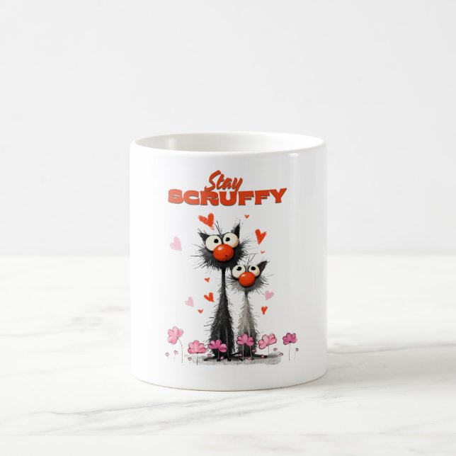 Caneca De Café Stay Scruffy (Centro)
