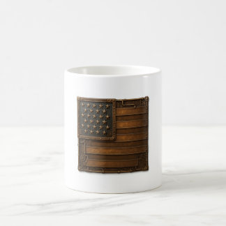 Caneca De Café Steampunk American Flag.