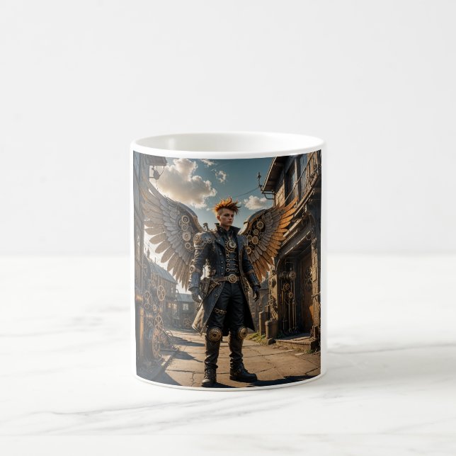 Caneca De Café Steampunk Angel (Centro)