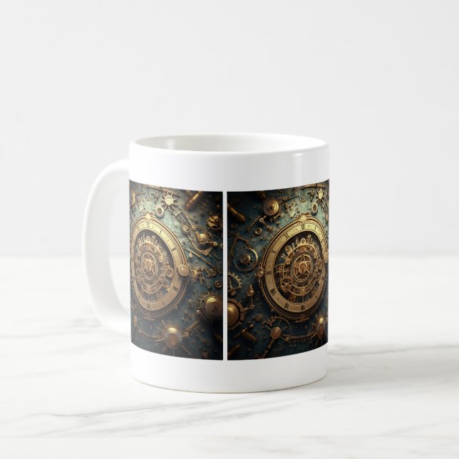 Caneca De Café Steampunk Celestial Mug (Frente Esquerda)
