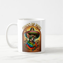 Caneca De Café Steampunk Cinco de Mayo Chihuahua