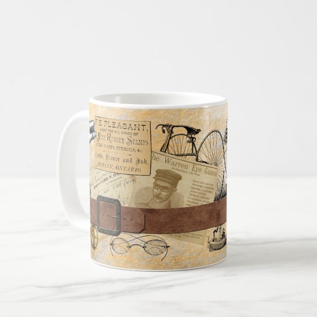 Caneca De Café Steampunk One Extraordinário Man (Frente Esquerda)