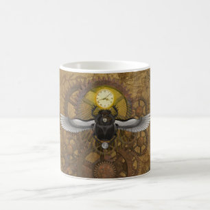 Caneca De Café Steampunk Scarab