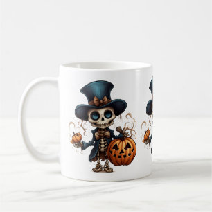 Caneca De Café Steampunk Skeleton Mug