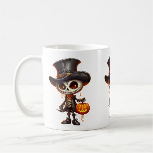 Caneca De Café Steampunk Skeleton Mug