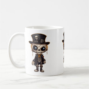Caneca De Café Steampunk Skeleton Mug