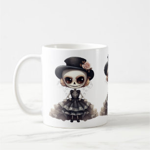Caneca De Café Steampunk Skeleton Mug