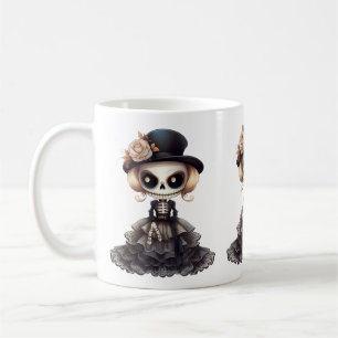 Caneca De Café Steampunk Skeleton Mug