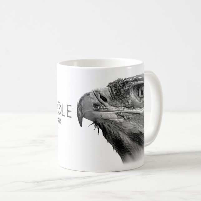 Caneca De Café Steppe Eagle (Frente Esquerda)
