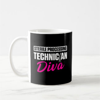Caneca De Café Sterile Processing Technician Diva Tech