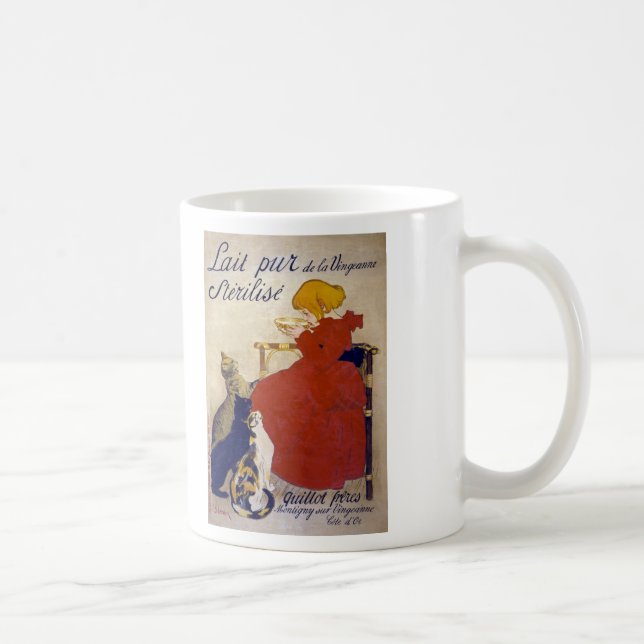 Caneca De Café Stérilisé de la Vingeanne do pur de Lait, Steinlen (Direita)