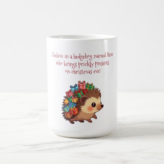 Caneca De Café Steve the Hedgehog – Funny Atheist  (Centro)