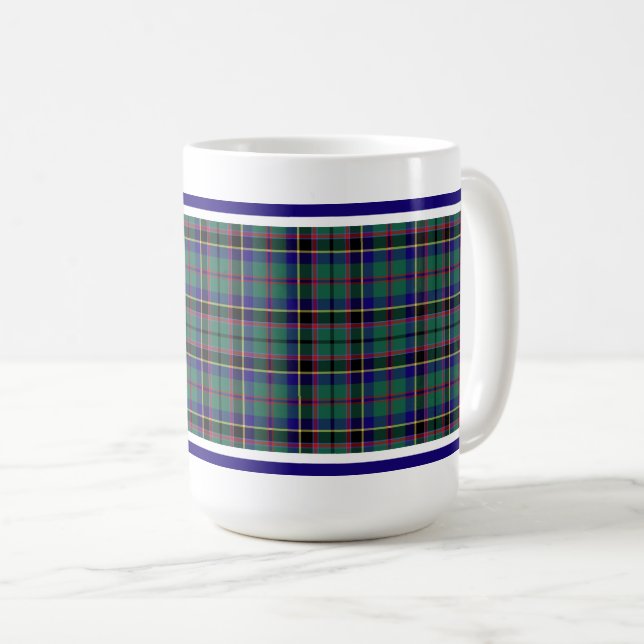 Caneca De Café Stevenson Clan Tartan (Frente Esquerda)