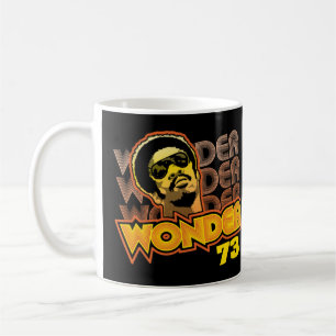 Caneca De Café Stevie Wonder T-ShirtStevie Wonder 73 T-Shirt_by C