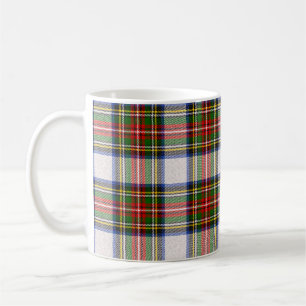 Caneca De Café Stewart Royal Dress Xadrez Padrão Escocês