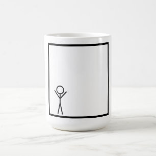 Caneca De Café Stickman