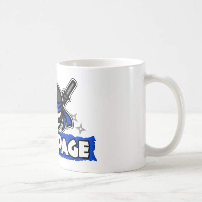Caneca De Café StickPage Ninja (Direita)