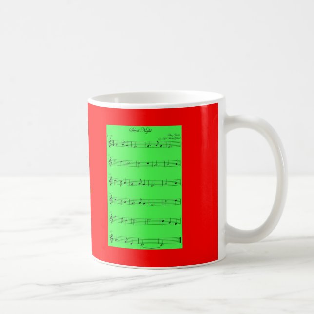 Caneca De Café Stille Nacht, Heilige Nacht Mug (Direita)