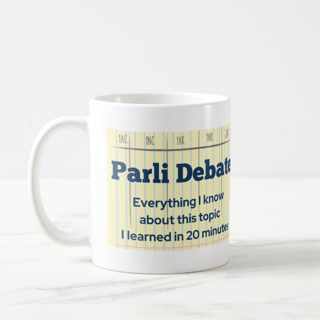 Caneca De Café Stoa Parli Debate Mug (Esquerda)