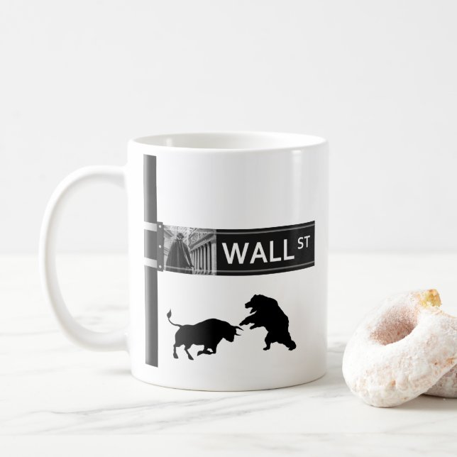 Caneca De Café Stock Trader Coffee Mug (Com Donut)