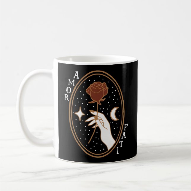 Caneca De Café Stoic Cote Amor Fati Dourado (Esquerda)
