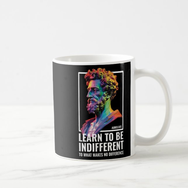 Caneca De Café Stoic Philosopher Wisdom Marcus Aurélio Filosoph (Direita)