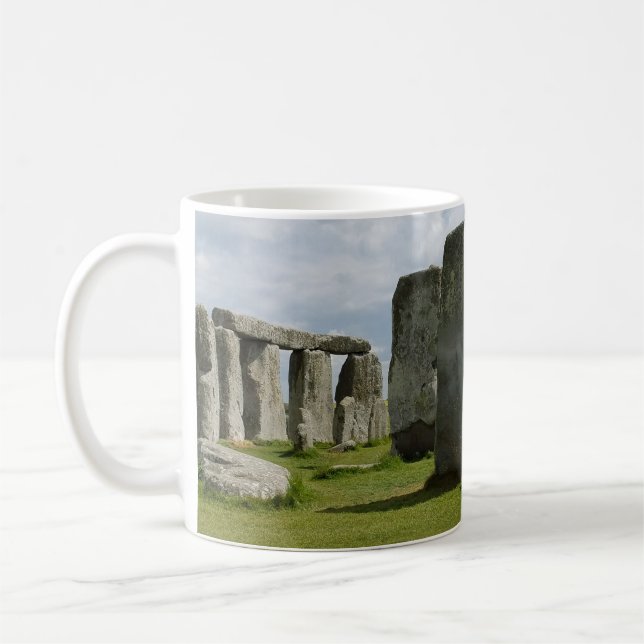 Caneca De Café Stonehenge 2 painéis Clássico Mug (Esquerda)