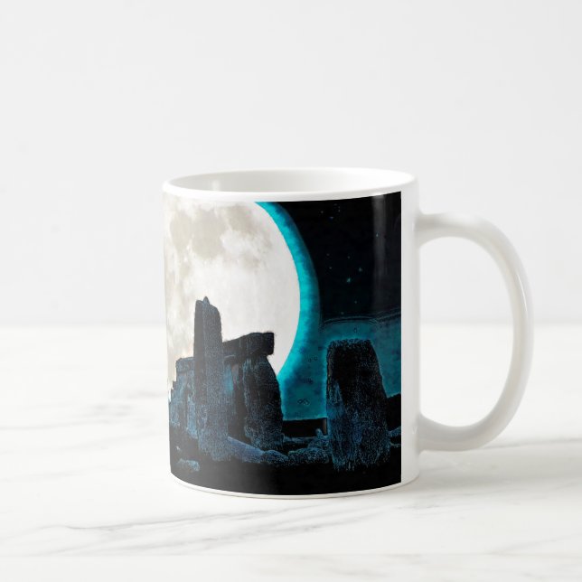 Caneca De Café Stonehenge Celtic Standstone Stones na Grã-Bretanh (Direita)