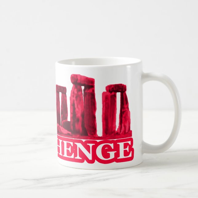Caneca De Café Stonehenge Magenta transp Os presentes do MUSEUM Z (Direita)