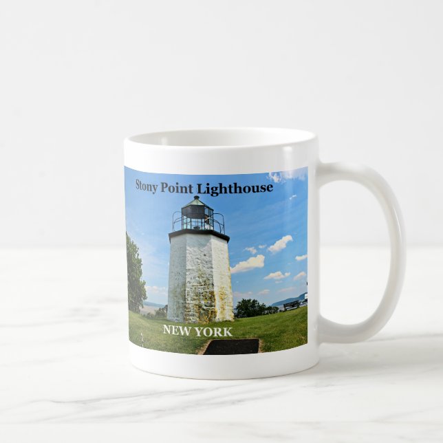 Caneca De Café Stony Point Lighthouse, New York Mug (Direita)