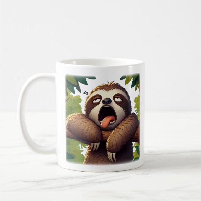 Caneca De Café "Stop" Sloth Coffee Mug (Esquerda)