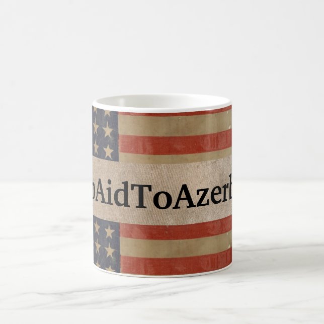 Caneca De Café #StopAidToAzerbaijão (Centro)