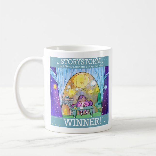 Caneca De Café Storystorm 2026 Winner's Mug (Esquerda)
