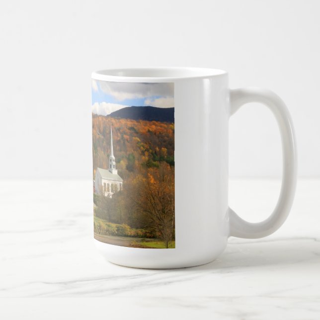 Caneca De Café Stowe Vermont no outono (Direita)