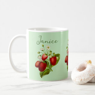 Caneca De Café Strawberry Coffee Mug Personalizado
