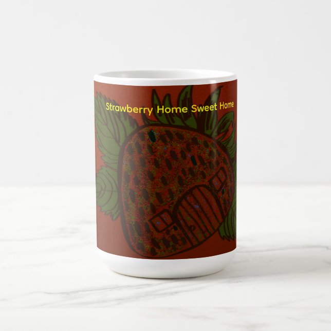 Caneca De Café Strawberry Home Sweet Home Mug (Centro)