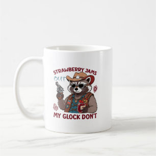 CANECA DE CAFÉ STRAWBERRY JAMS MAS MEU BLOCO NÃO