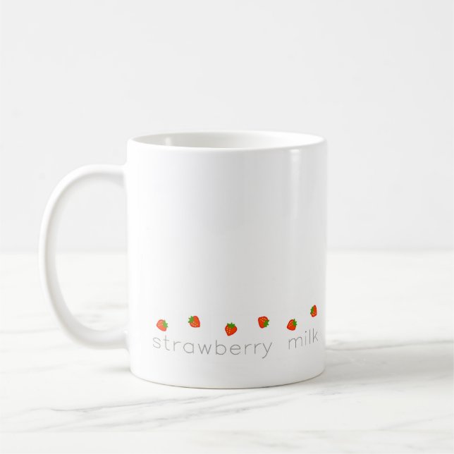CANECA DE CAFÉ STRAWBERRY MILK   (Esquerda)