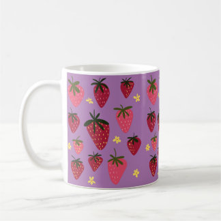 Caneca De Café Strawberry Mug